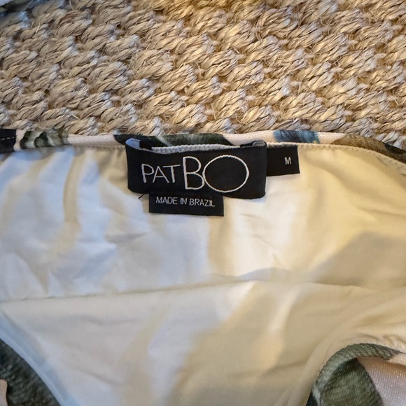 PatBO Elegant White and Green Bikini - Picture 2 of 3